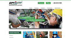 Desktop Screenshot of epimt.com.br
